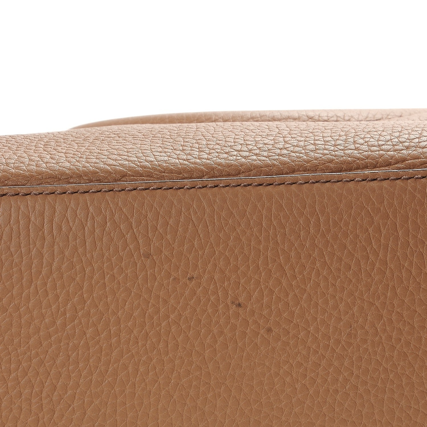 Gucci Pebbled Calfskin Large Soho Hobo Camelia 8 of 8