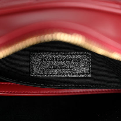 Saint Laurent Calfskin Matelasse Monogram Lou Camera Bag Rouge Eros 7 of 10