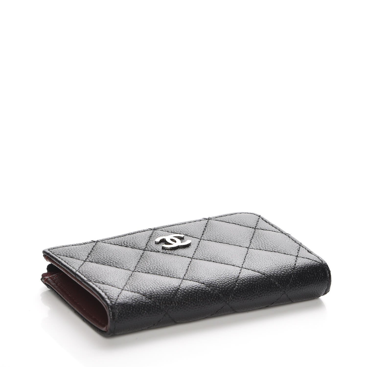 Chanel Caviar Quilted Key Holder Case Black 4 of 8