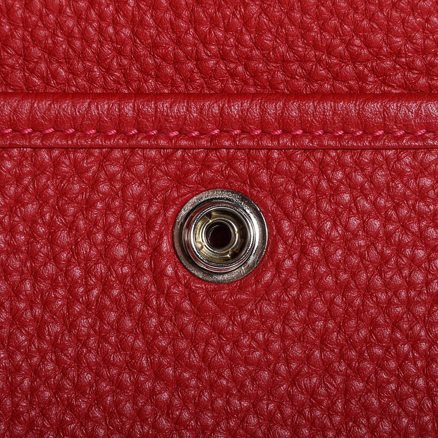 Hermes Taurillon Clemence Evelyne III GM Rouge Casaque 12 of 15