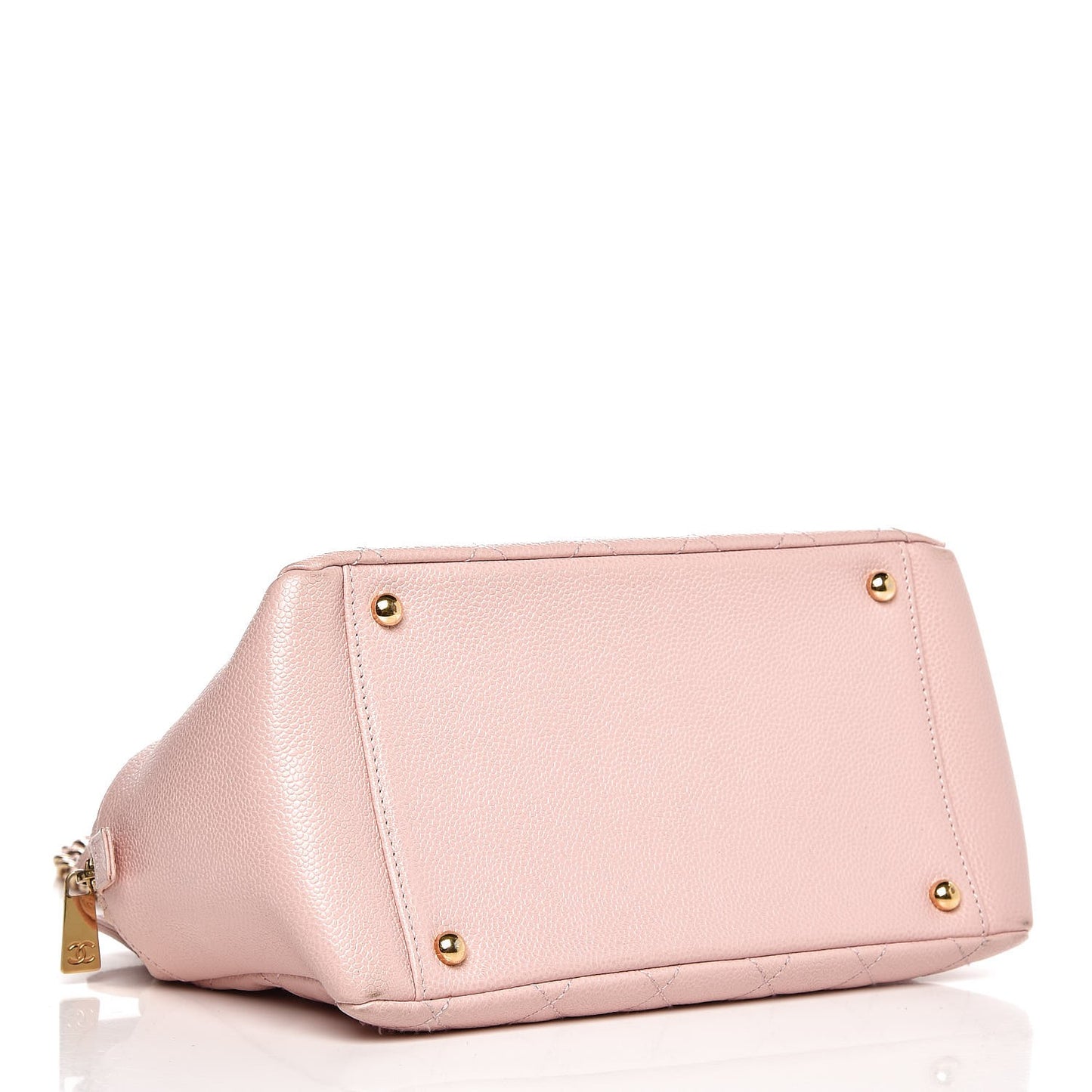 Caviar Quilted Petit Timeless Shopping Tote PTT Pink