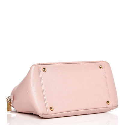 Chanel Caviar Quilted Petit Timeless Shopping Tote PTT Pink 4 of 9