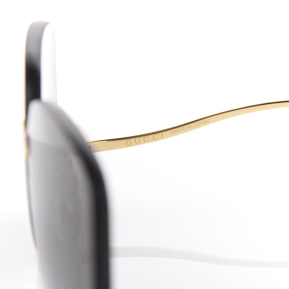 Gucci Rimless Sunglasses GG0352S Gold 5 of 7