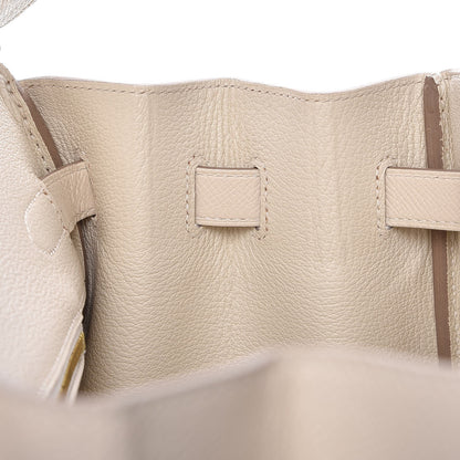 Hermes Epsom Birkin 35 Craie 17 of 55