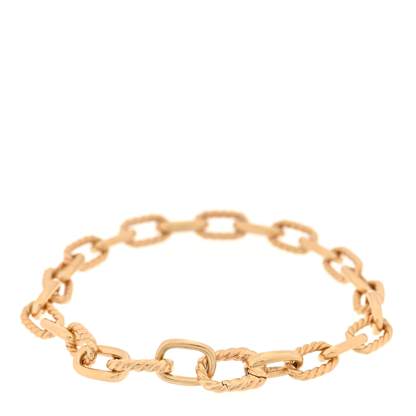 18K Yellow Gold 6mm Madison Classic Chain Bracelet