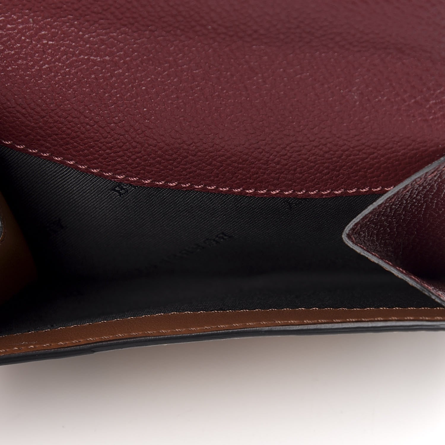 Burberry House Check Luna French Wallet Burgundy 5 of 7