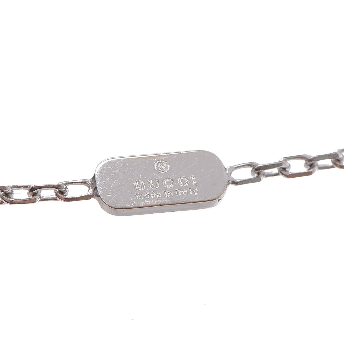 18K White Gold Diamond Icon Twirl Pendant Necklace