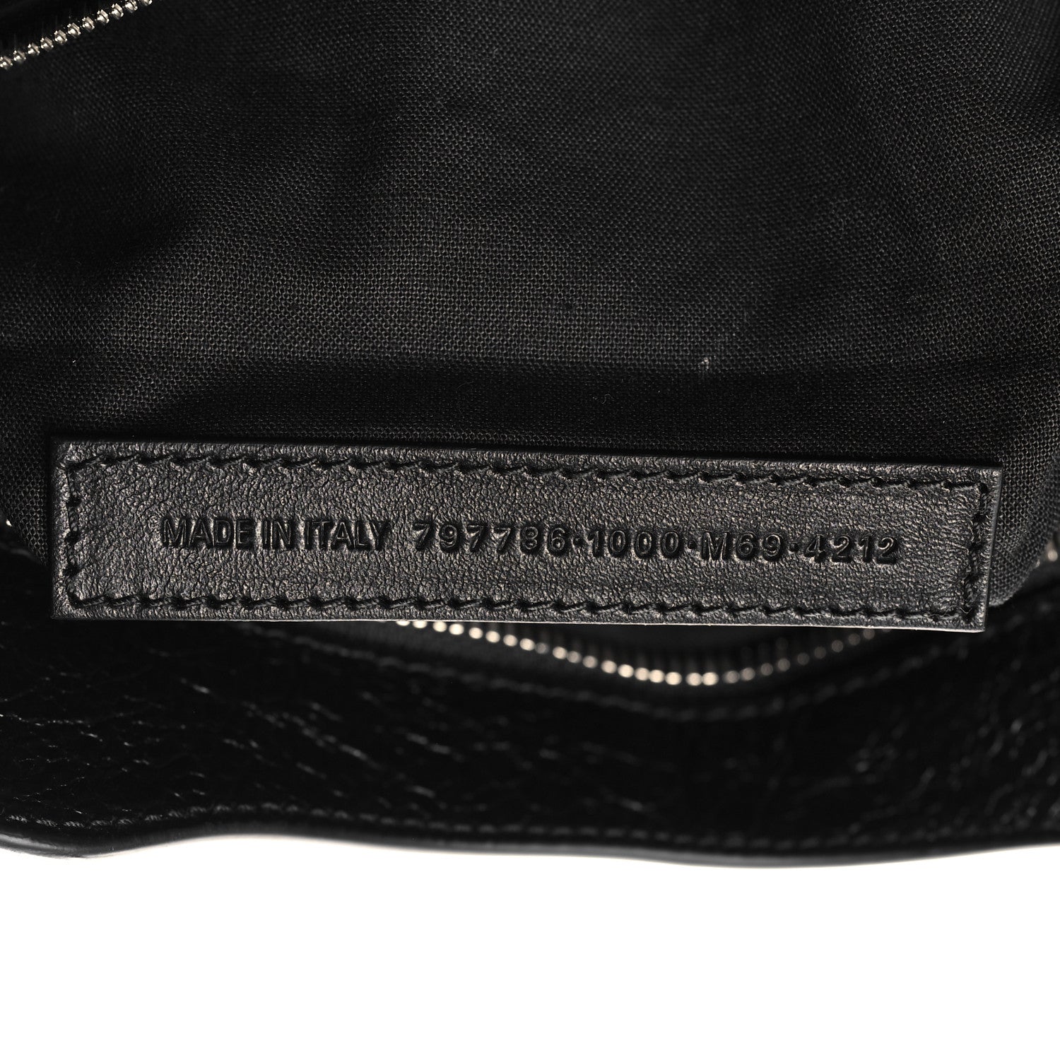Balenciaga Agneau Arena Silver Hardware Medium Le City Black 7 of 10