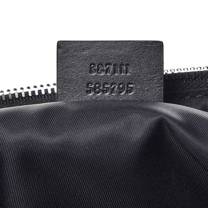 Gucci GG Supreme Monogram Web Messenger Bag Black 8 of 9