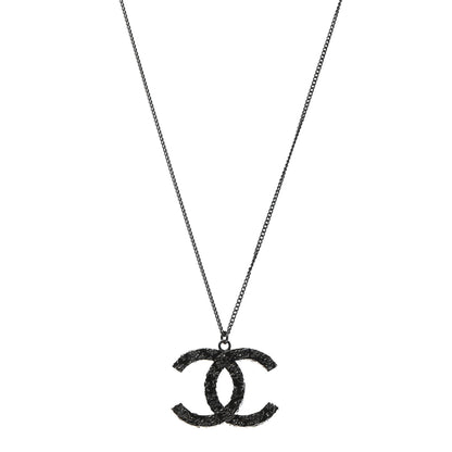Chanel Ruthenium Camellia CC Necklace 1 of 7