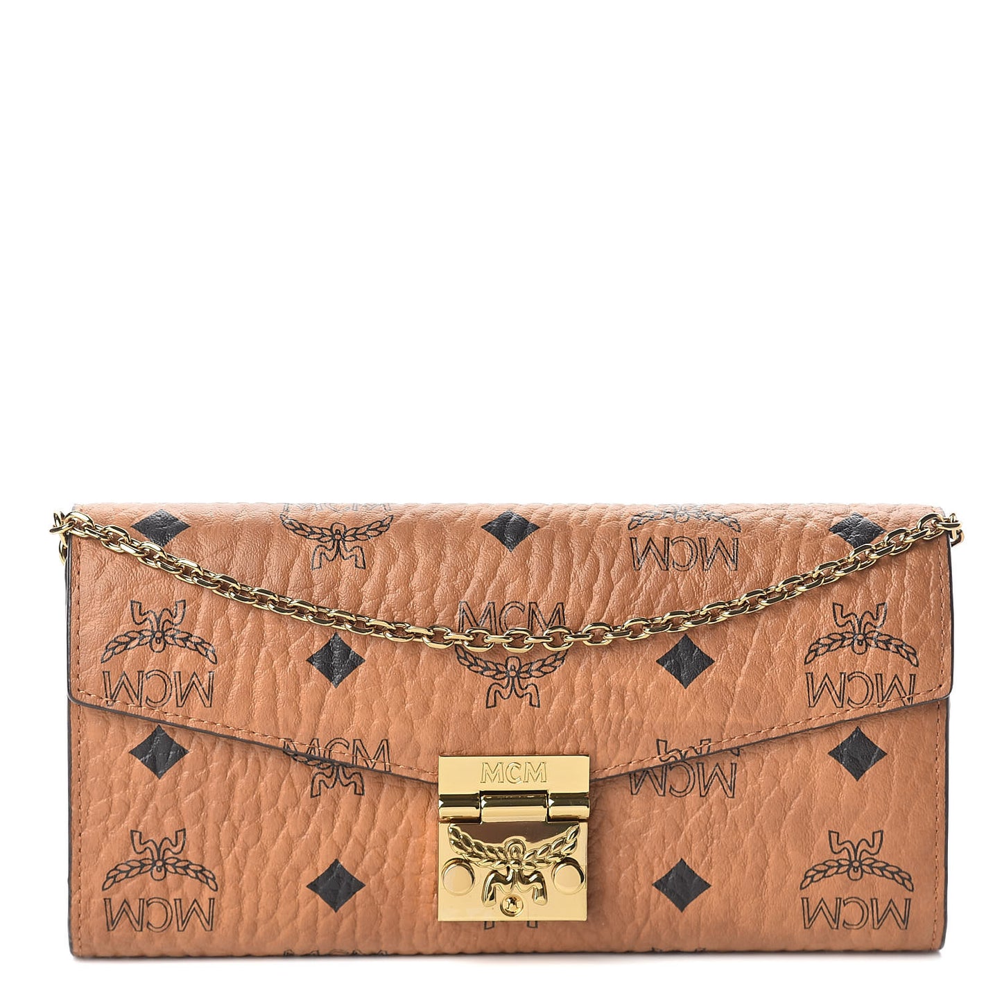 Visetos Patricia Wallet On Chain Cognac
