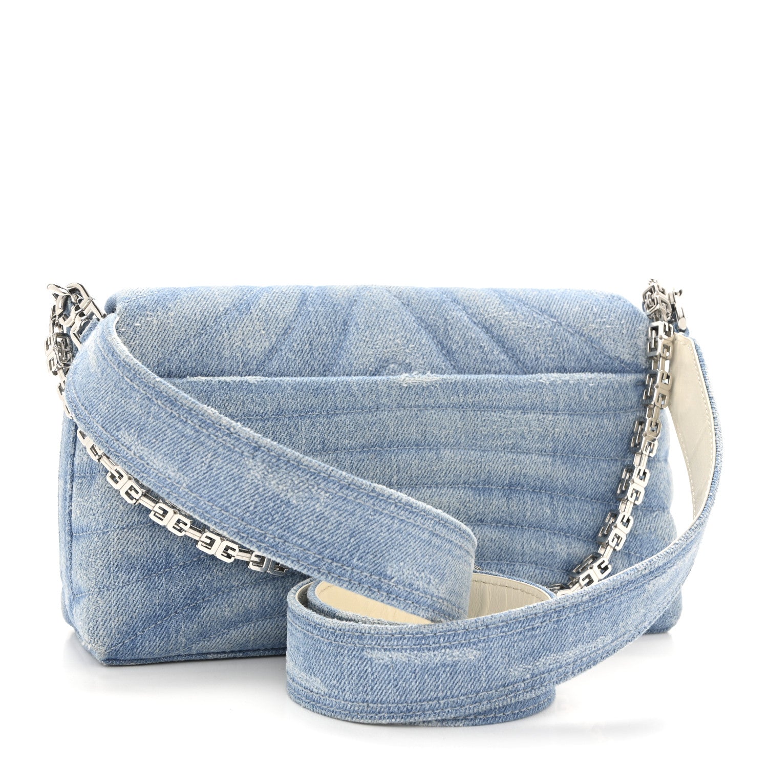 Givenchy Denim Ombre Small 4G Shoulder Bag Blue 3 of 12