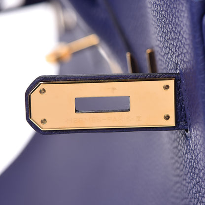 Hermes Togo Birkin 35 Bleu Encre 25 of 35