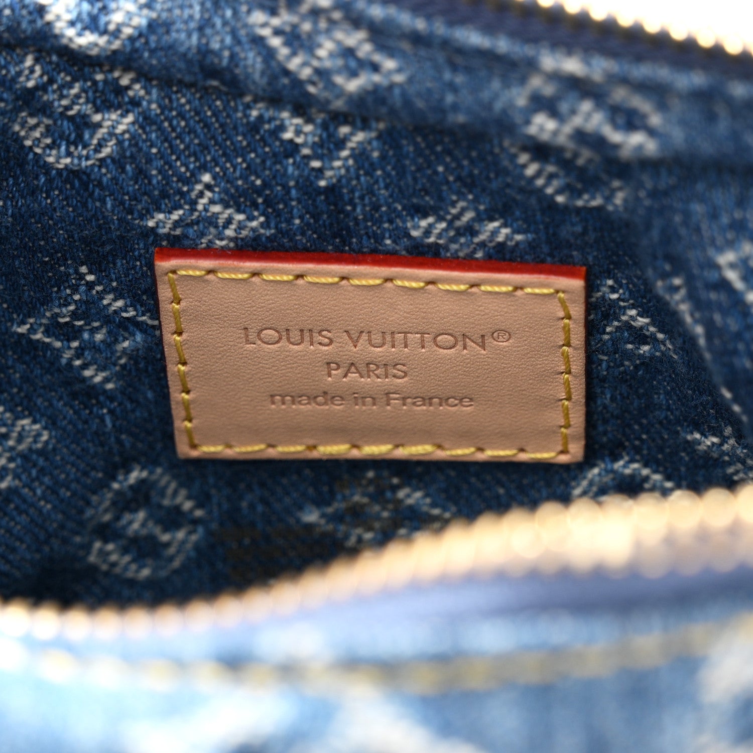 Louis Vuitton Monogram Denim Pochette Valley Blue 6 of 10