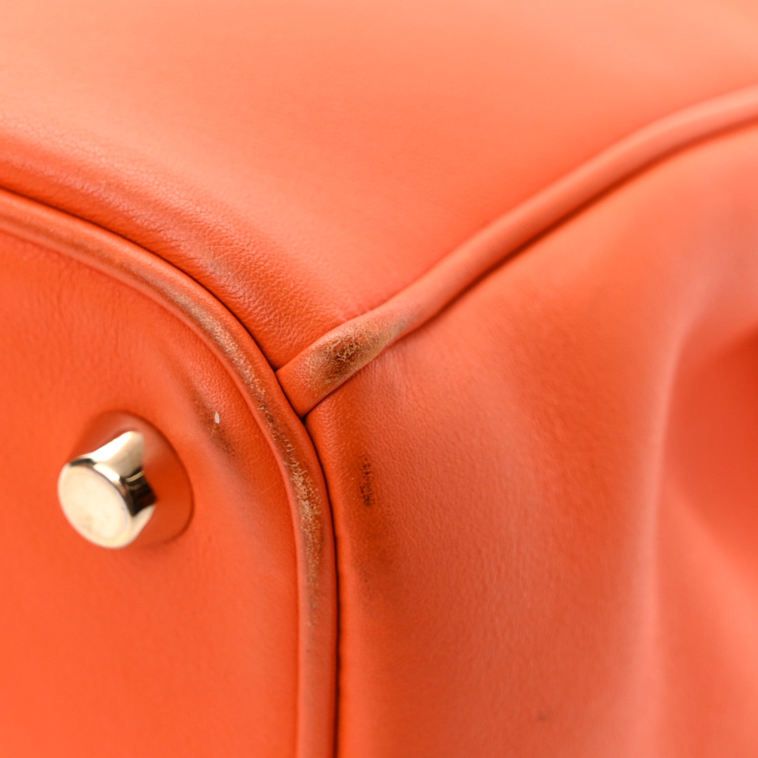 Christian Dior Smooth Calfskin Medium Diorissimo Tote Orange 12 of 12