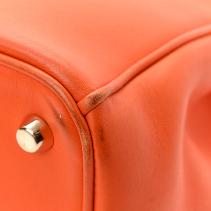 Christian Dior Smooth Calfskin Medium Diorissimo Tote Orange 12 of 12