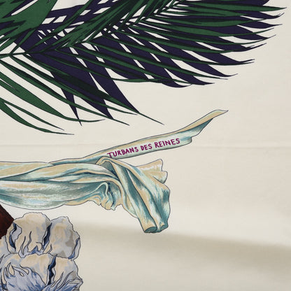 Hermes Silk Turbans des Reines Scarf 90 4 of 5