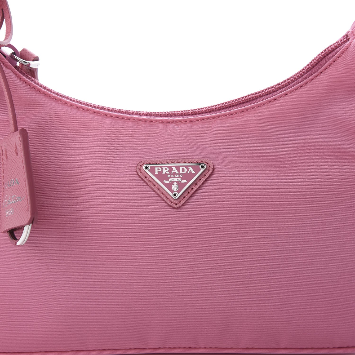 Prada Tessuto Nylon Mini Re-Edition 2000 Bag Begonia 9 of 11