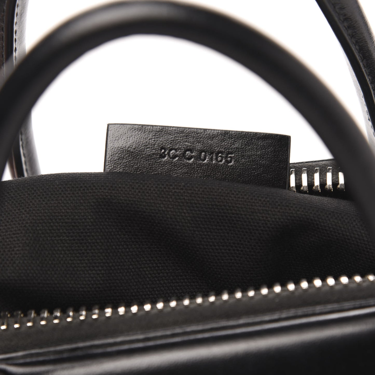 Shiny Lord Calfskin Small Antigona Black