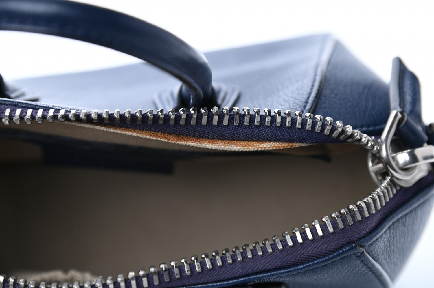 Givenchy Sugar Goatskin Mini Antigona Navy 18 of 22