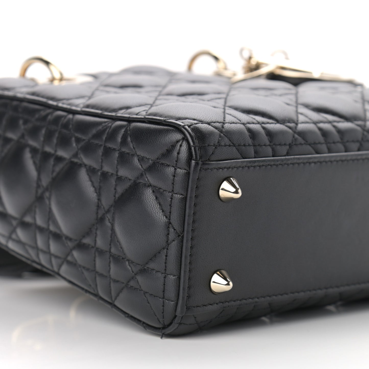 Lambskin Cannage Small My ABCDior Lady Dior Black
