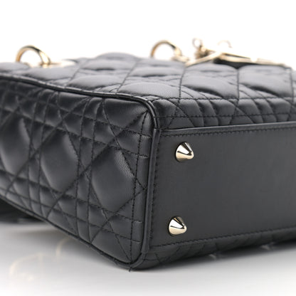 Christian Dior Lambskin Cannage Small My ABCDior Lady Dior Black 8 of 11