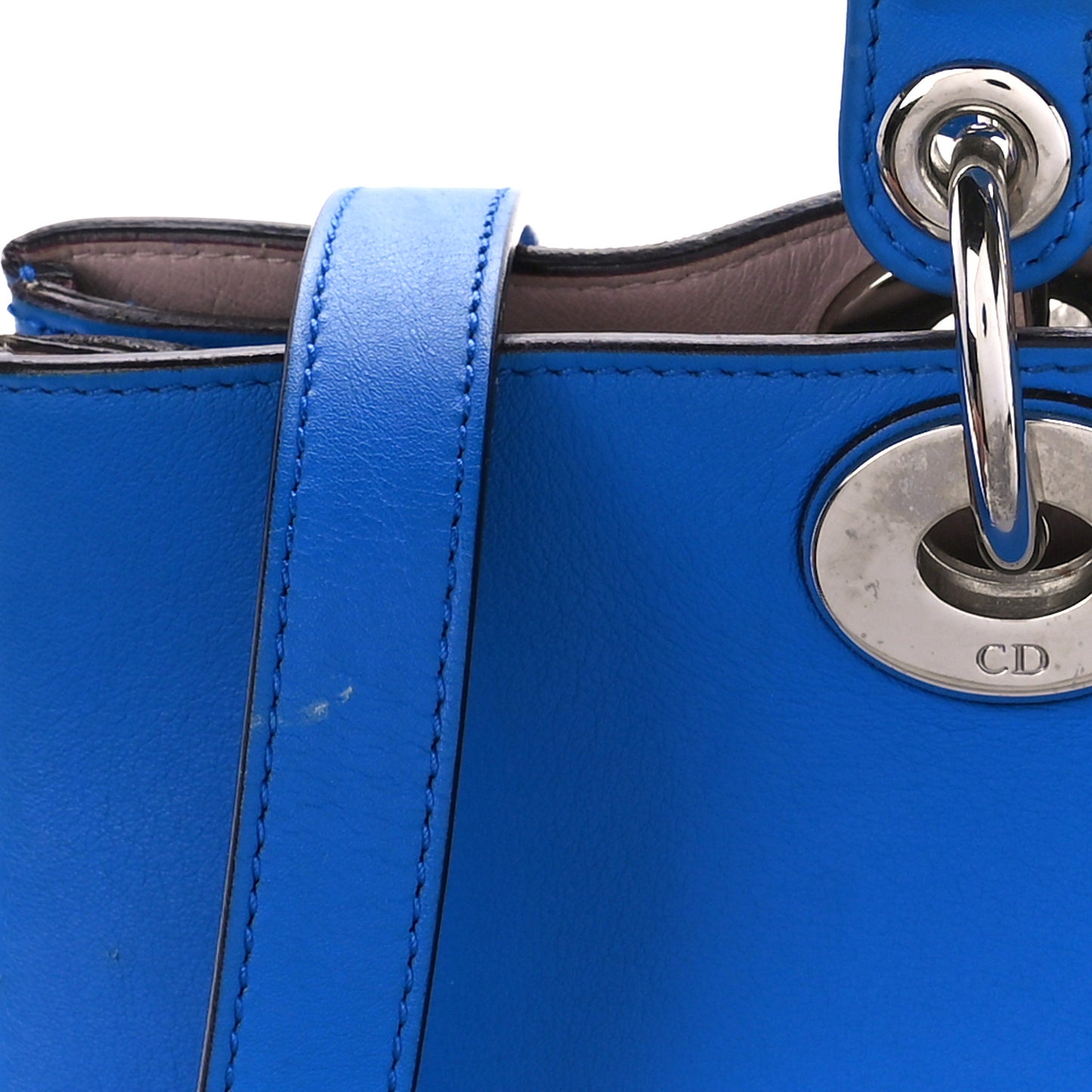 Smooth Calfskin Diorissimo Tote Blue