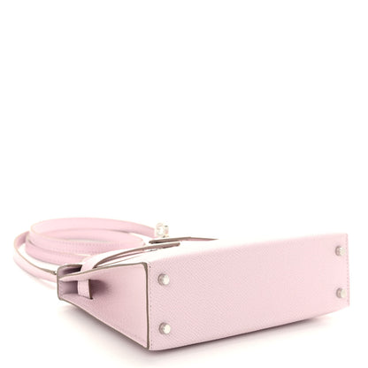 Hermes Epsom Mini Kelly Sellier 20 Mauve Pale 4 of 10