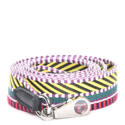 Hermes Toile Swift 25mm Sangle Cavale Shoulder Strap Multicolor Noir 1 of 6