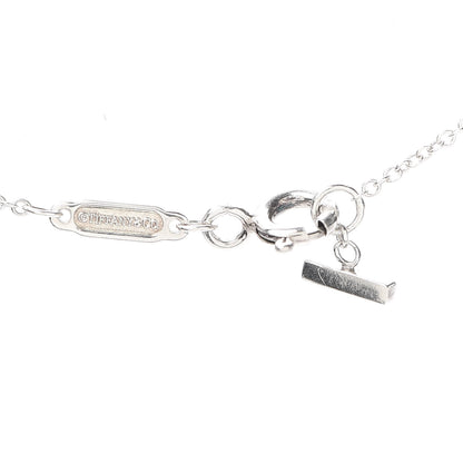 Tiffany Sterling Silver Small T Smile Pendant Necklace 5 of 6