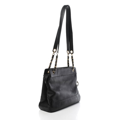 Chanel Lambskin CC Shoulder Bag Black 2 of 15