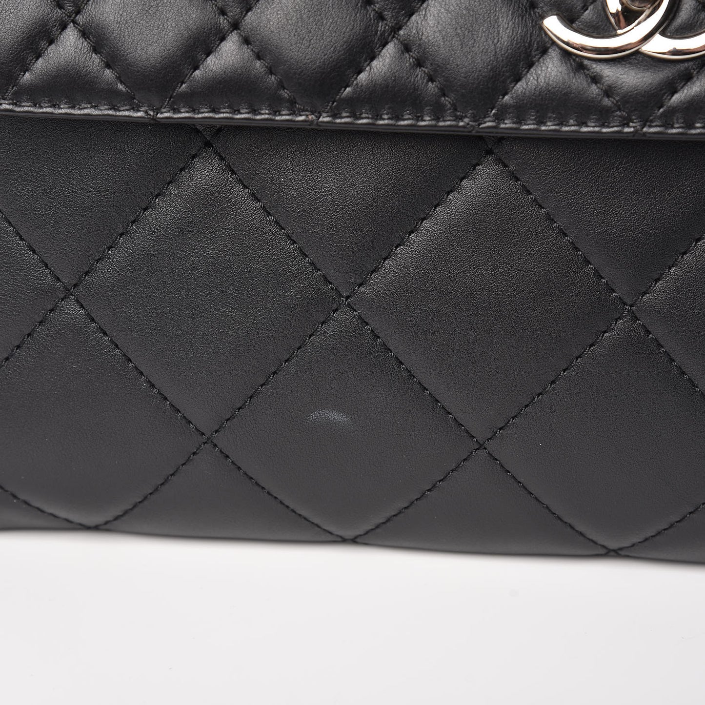 Calfskin Quilted In The Business Flap Bag Black