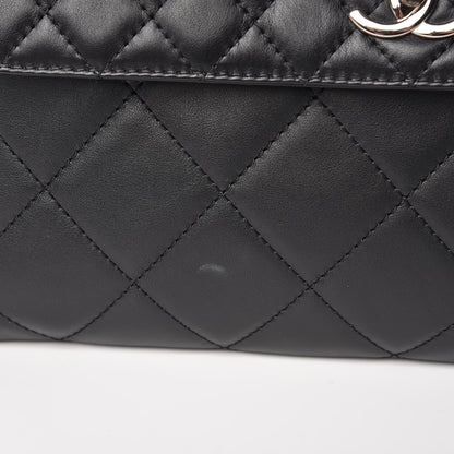 Chanel Calfskin Quilted In The Business Flap Bag Black 14 of 15