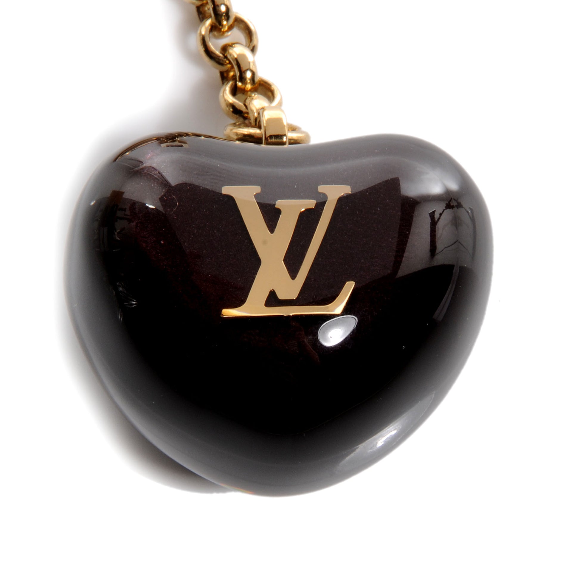 Louis Vuitton Pomme Bag Charm Key Holder Amarante 4 of 4