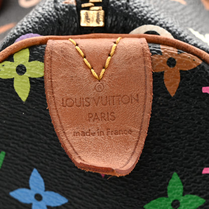 Louis Vuitton Monogram Multicolor Speedy 30 Black 6 of 10