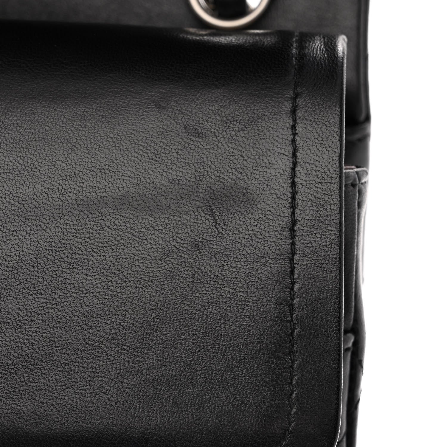 Chanel Lambskin Quilted Jumbo Double Flap Black 14 of 14