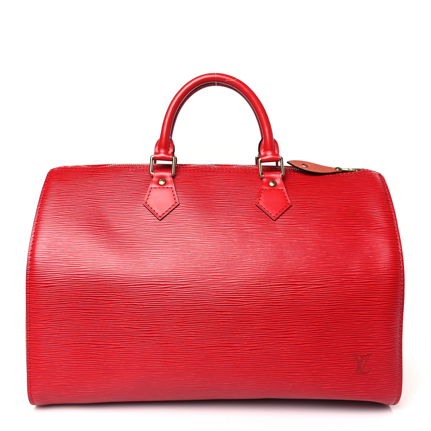 Louis Vuitton Epi Speedy 35 Castillan Red 1 of 9