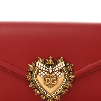 Dolce & Gabbana Agnello Vitello Devotion Belt Bag 85 34 Red 7 of 9