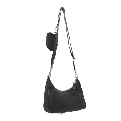 Prada Nylon Re-Edition 2005 Shoulder Bag Black 3 of 12