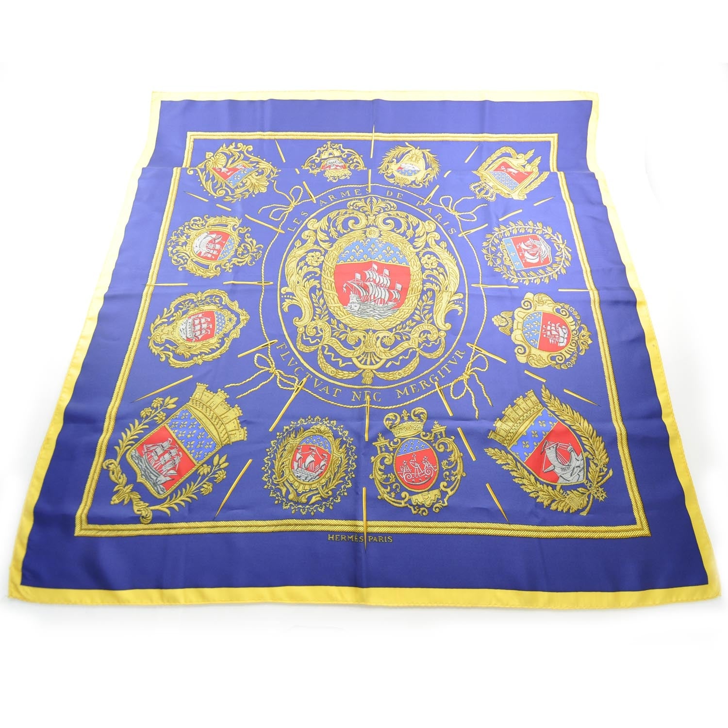 Hermes Silk Les Armes de Paris Scarf 90 1 of 6
