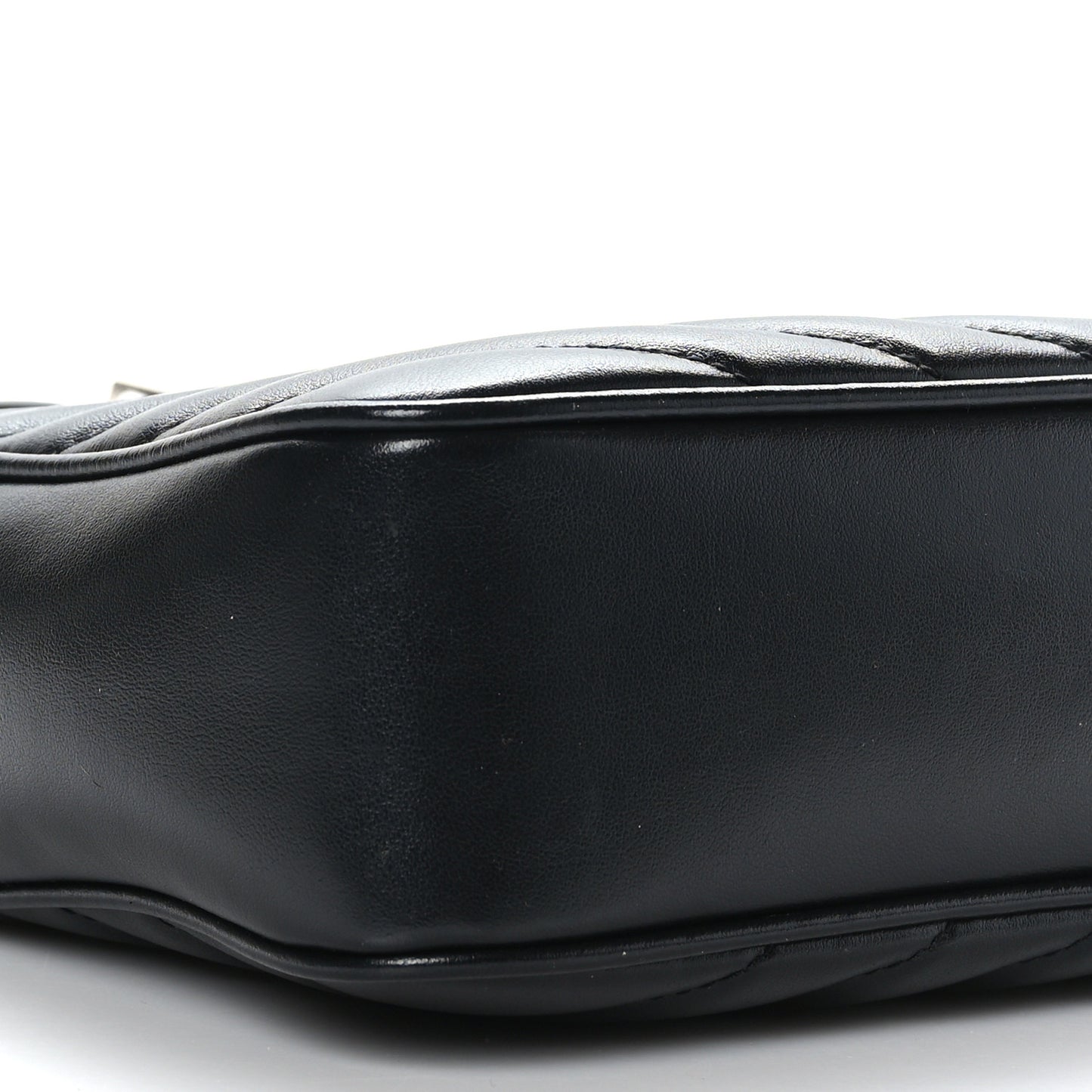 Calfskin Matelasse Monogram Lou Camera Bag Black