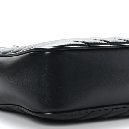 Saint Laurent Calfskin Matelasse Monogram Lou Camera Bag Black 8 of 9