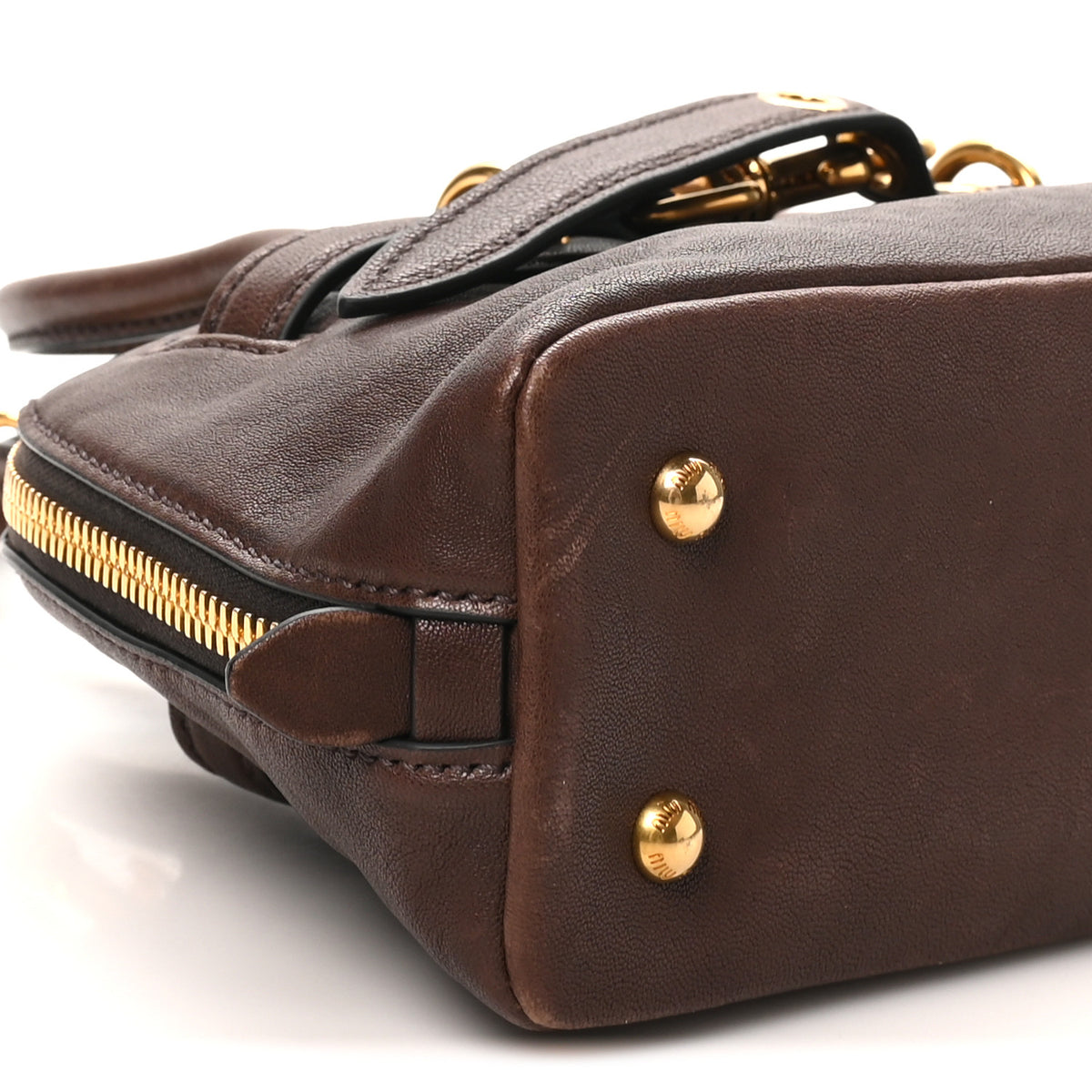 Nappa Aviator Small Aventure Bag  Briarwood