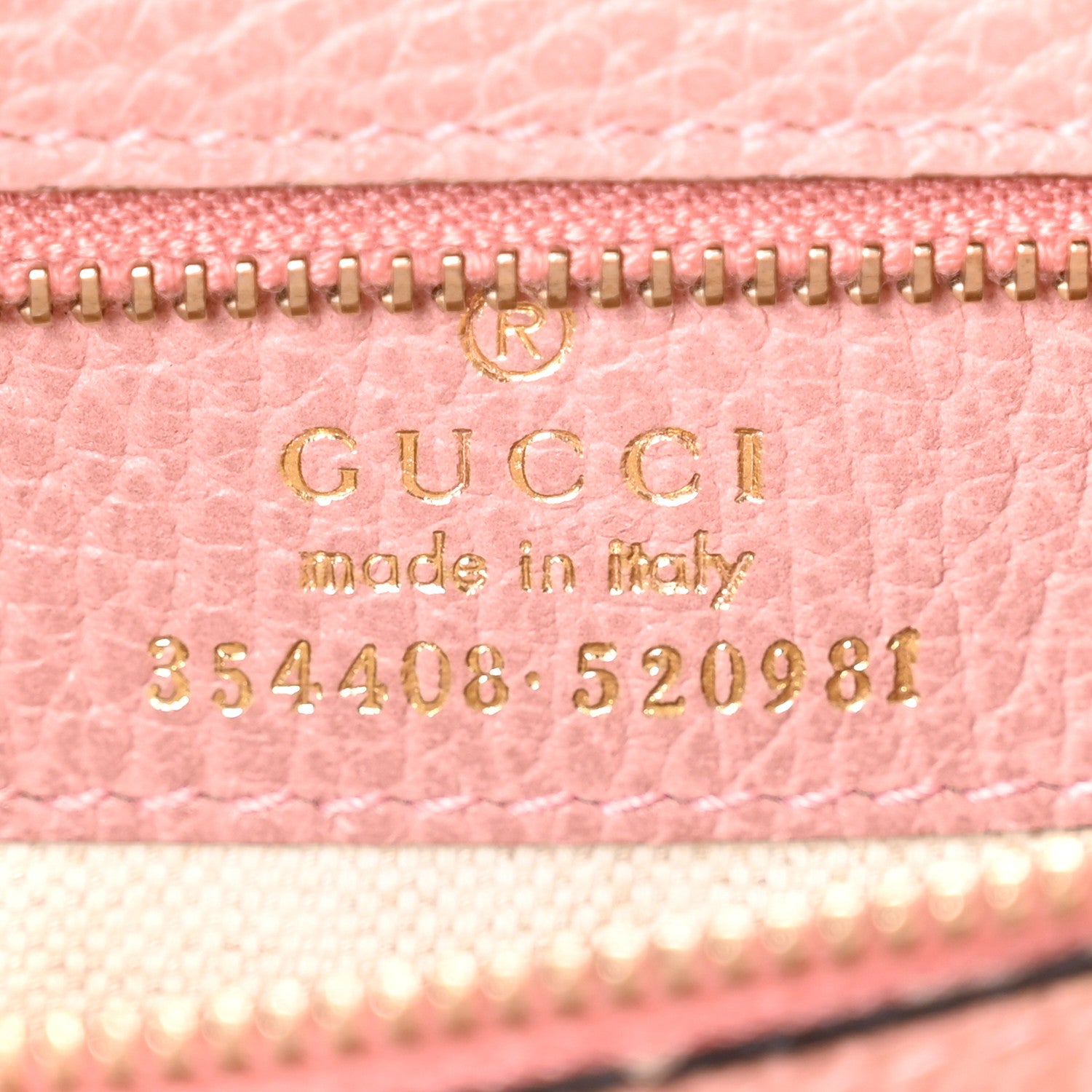 Gucci Dollar Calfskin Small Swing Tote Soft Pink 6 of 10