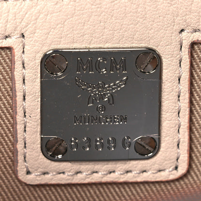MCM Calfskin Large Patricia Wallet On Chain Beige 6 of 9