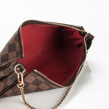 Louis Vuitton Damier Ebene Eva Clutch 6 of 7