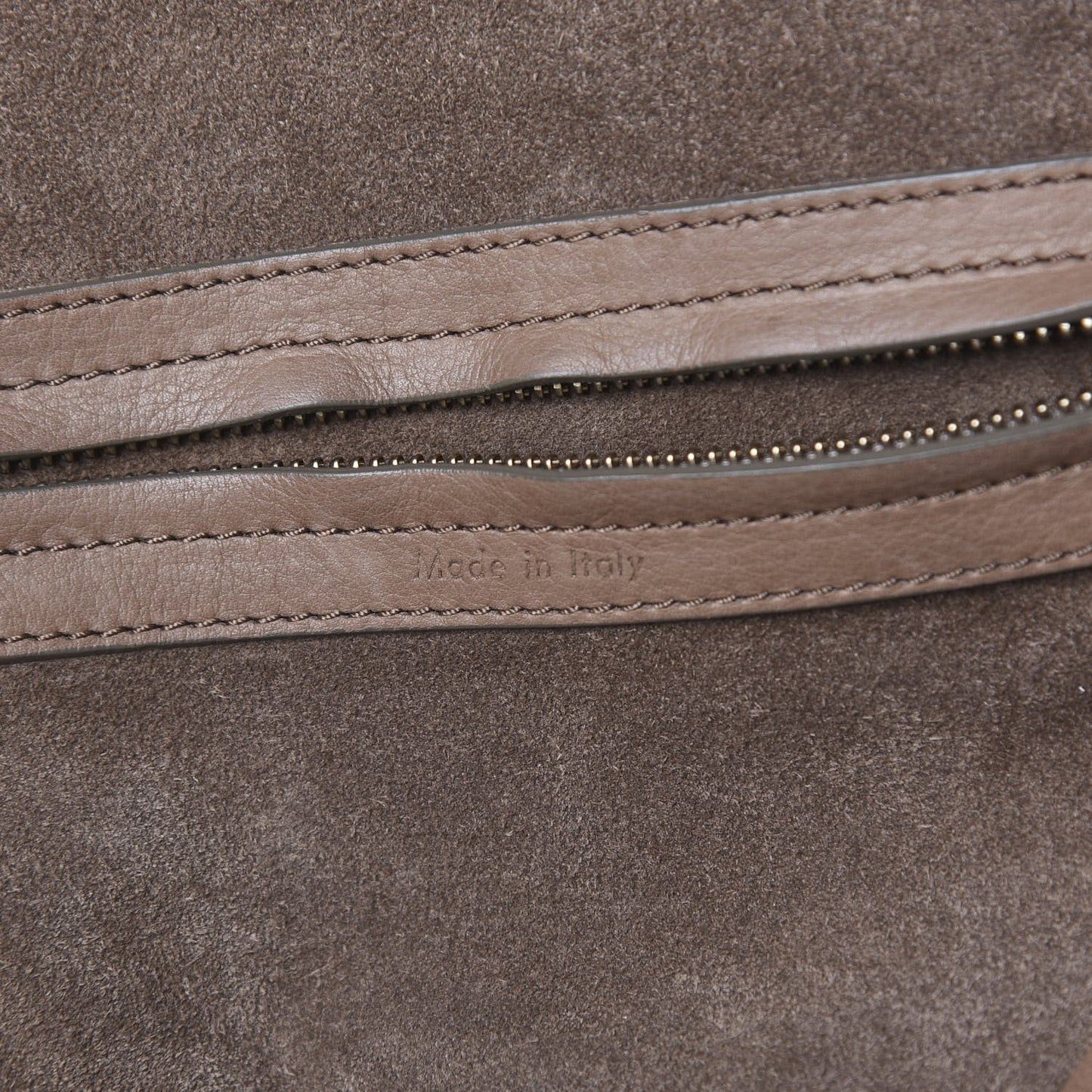 Supple Calfskin Medium Phantom Luggage Taupe