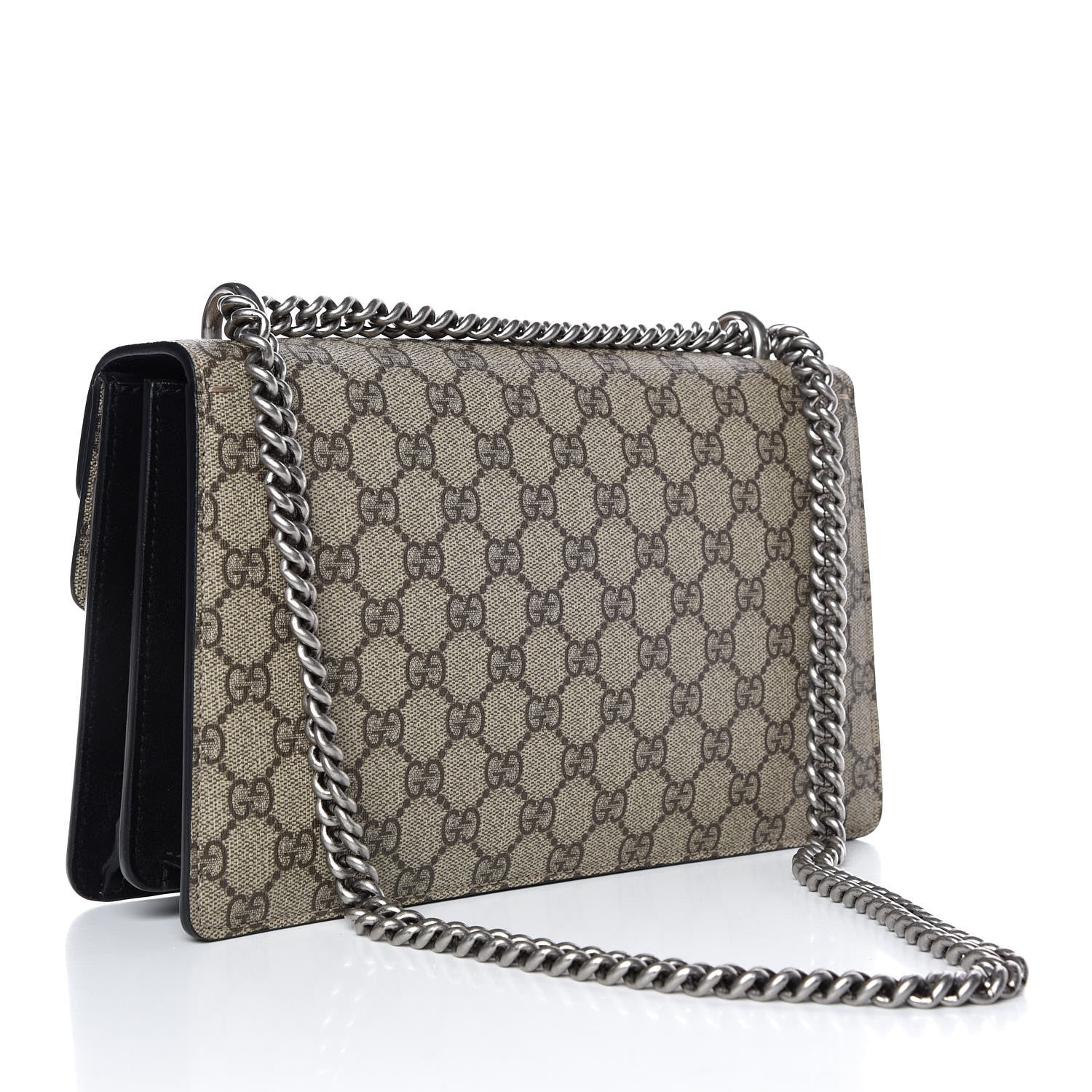 Gucci GG Supreme Monogram Small Dionysus Shoulder Bag Black 3 of 11