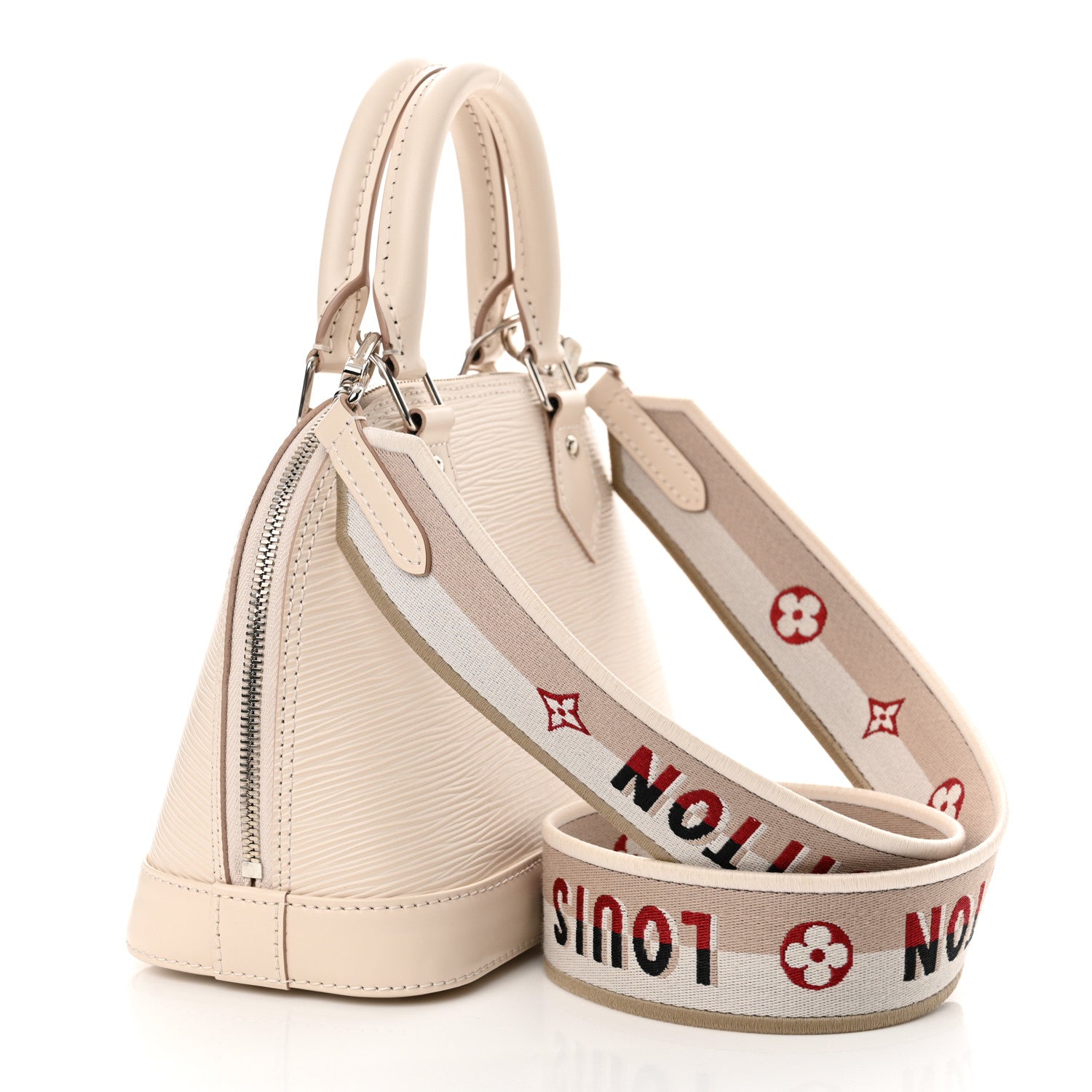 Louis Vuitton Epi Jacquard Alma BB Ivory 3 of 10