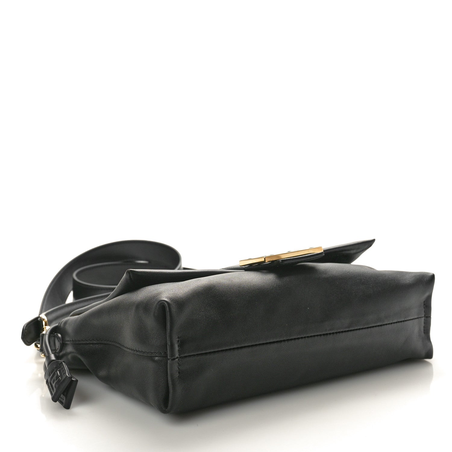 Fendi Nappa Medium Mamma Baguette Black 4 of 10